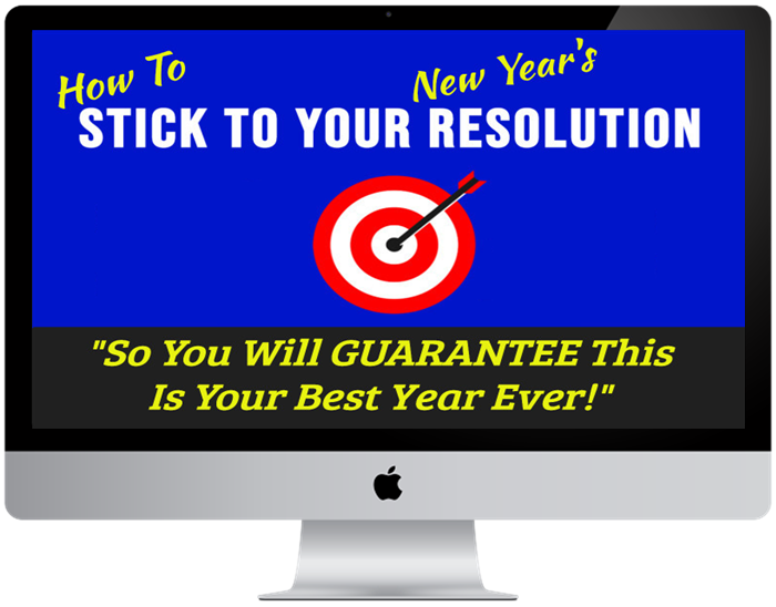 How To Stick To Your New Year's Resolution Logo